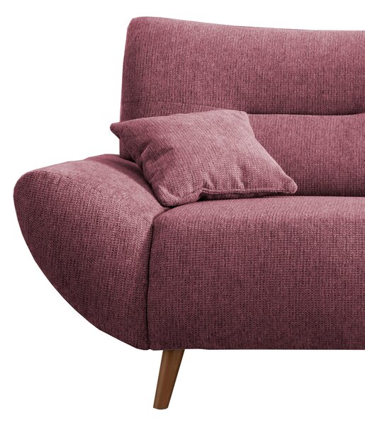 TŘÍMÍSTNÁ POHOVKA, dřevo, textil, ostružinová MID.YOU - Pohovky, Online Only