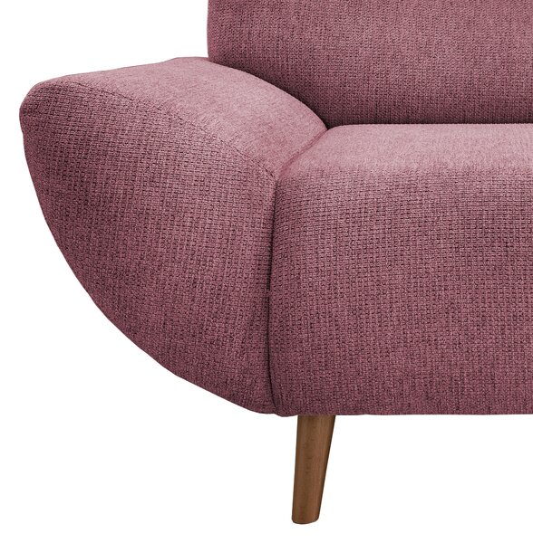 TŘÍMÍSTNÁ POHOVKA, dřevo, textil, ostružinová MID.YOU - Pohovky, Online Only