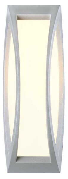 BIG WHITE SLV MERIDIAN 2, venkovní nástěnné a stropní svítidlo, TC-(D,H,T,Q)SE, IP54, stříbrošedé, max. 25 W 230444