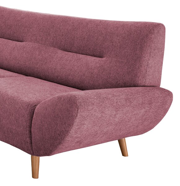 TŘÍMÍSTNÁ POHOVKA, dřevo, textil, ostružinová MID.YOU - Pohovky, Online Only