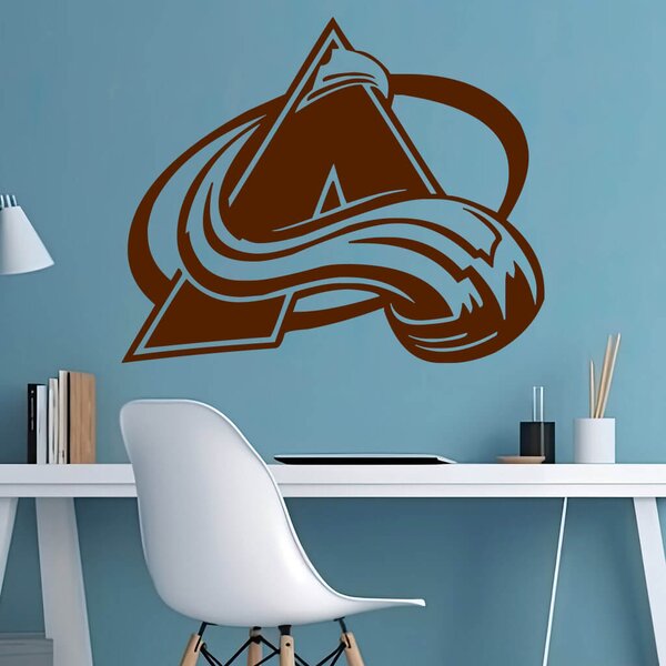 Živá Zeď Samolepka Hokejový tým Colorado Avalanche Barva: černá