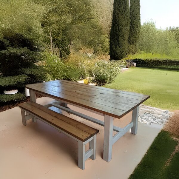 Stará Krása – Ruční výroba Venkovní jídelní stůl v Provence stylu 140 x 70 x 76 cm