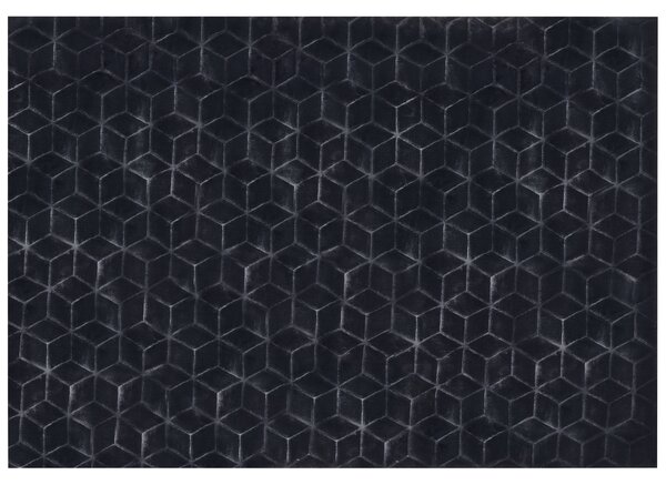 Koberec z umělé kožešiny THATTA Černá 160 x 230 cm