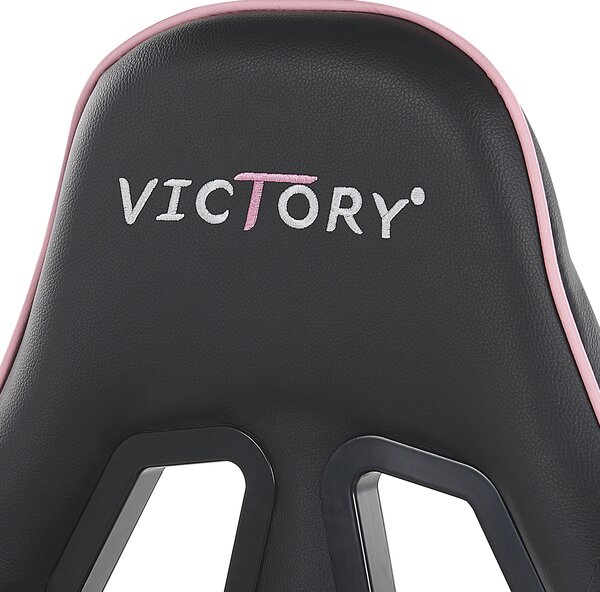 Herní křeslo VICTORY Umělá kůže Růžová