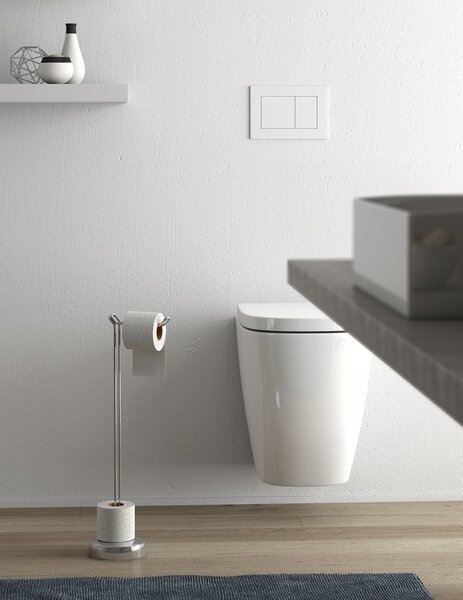 Aqualine Aqualine, MINU stojan na toaletní papír, rezervní s držákem, chrom, MU37