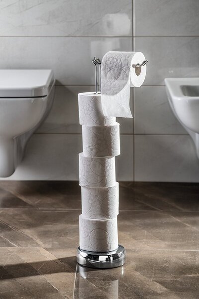 Aqualine Aqualine, MINU stojan na toaletní papír, rezervní s držákem, chrom, MU37