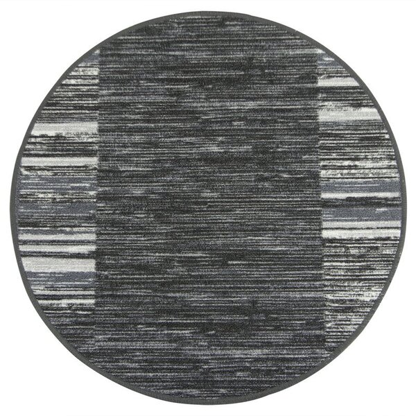 Makro Abra Kulatý koberec pogumovaný Adagio 29 tmavě šedý Rozměr: průměr 67 cm
