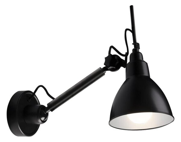 Shilo 4481 - Nástěnná lampička DAISEN 1xE27/15W/230V černá