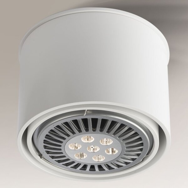Shilo 7016 - Bodové svítidlo MIKI 1xGU10/15W/230V bílá