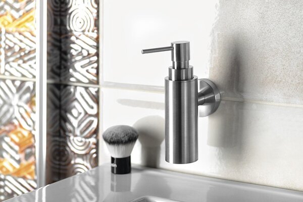 Sapho Sapho, X-STEEL dávkovač tekutého mýdla 150ml, broušená nerez, XS100