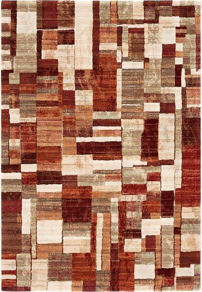 Moderní kusový koberec Ragolle Argentum 63244 6474 hnědý rezavý Rozměr: 80x150 cm