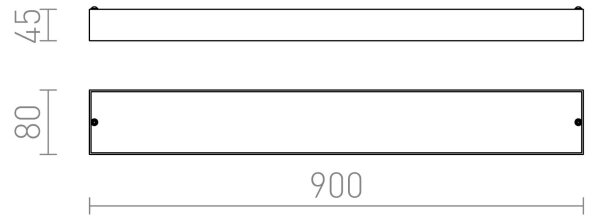 RED- Design Rendl-R11996 - LED Koupelnové nástěnné svítidlo MARINA 14W/230V IP44
