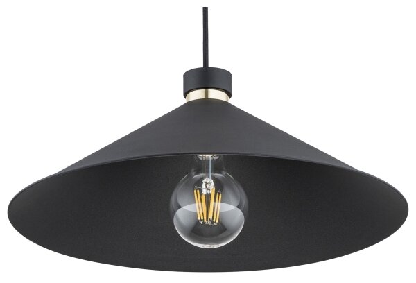 Argon 4695 - Lustr na lanku NASHVILLE 1xE27/15W/230V černá