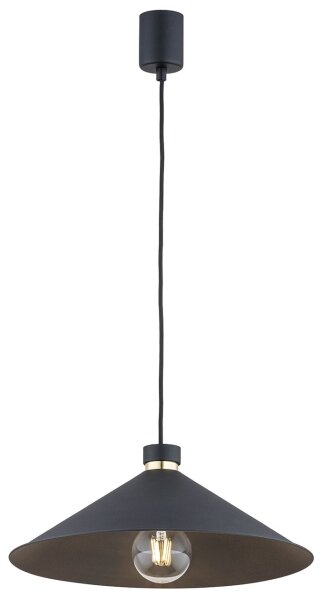 Argon 4695 - Lustr na lanku NASHVILLE 1xE27/15W/230V černá