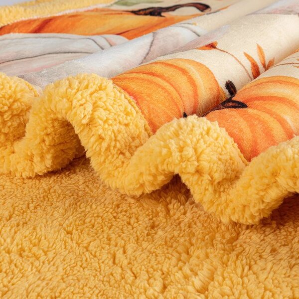 Beránková deka DÝNĚ 140 x 200 cm