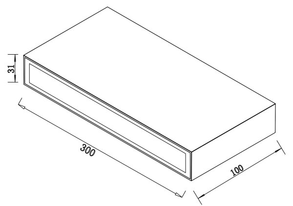 Top Light - LED Venkovní nástěnné svítidlo LED/12W/230V IP65 bílá