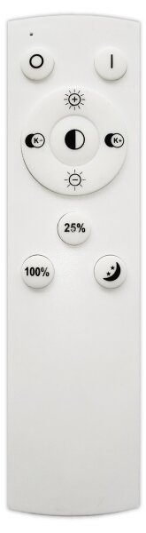 Top Light - LED Stmívatelný lustr na lanku LED/30W/230V černá + dálkové ovládání