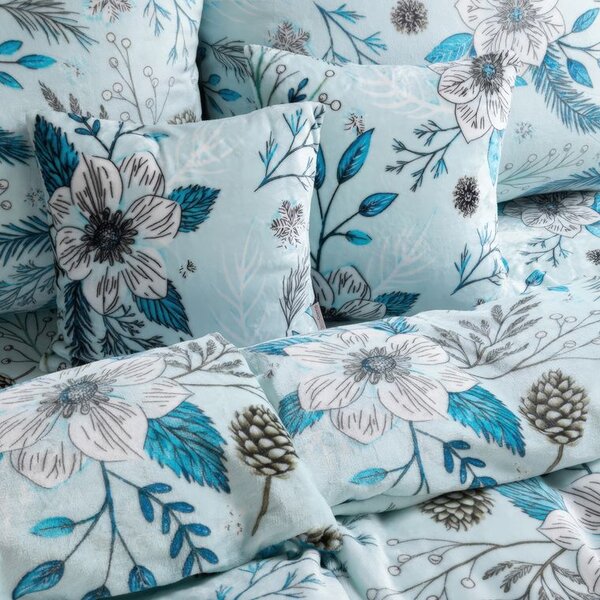 Sada 2 ks povlaků na polštářky z mikroplyše LINDA 40 x 40 cm