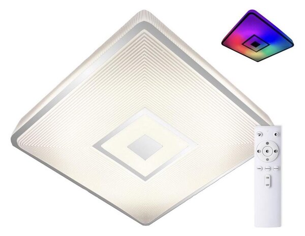 Top Light - LED RGB Stmívatelné stropní svítidlo LED/24W/230V hranatý + DO