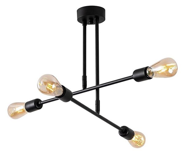 Lustr na tyči FLOWER 4xE27/40W/230V