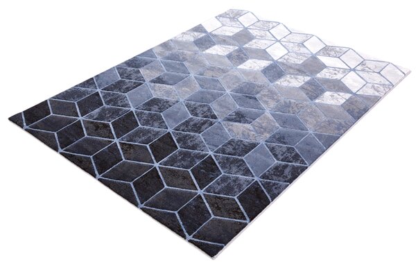 Moderní kusový koberec Ragolle Argentum 63488 6656 modrý Rozměr: 80x150 cm