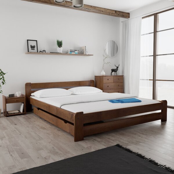 Postel Laura 180 x 200 cm, dub