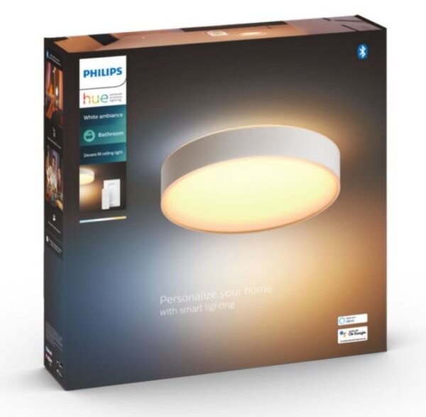 Philips - LED Stmívatelné koupelnové svítidlo Hue LED/19,2W/230V IP44 pr. 381+DO