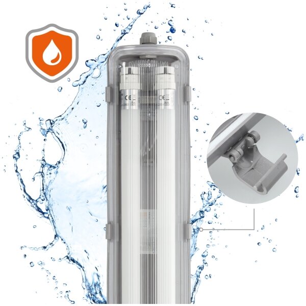 Brilagi - LED Tech. zářivkové svít. OPTIMA T8 2xG13/18W/230V IP65 - paleta 110ks