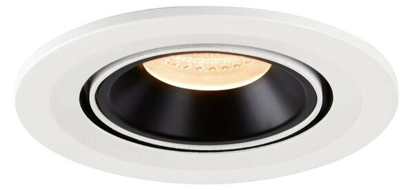 BIG WHITE SLV NUMINOS GIMBLE S zápustné stropní svítidlo bílé/černé 2700 K 40° 1005879
