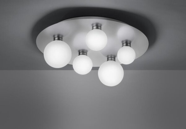 Trio - LED RGB Stmívatelné stropní svítidlo DICAPO 5xLED/3W/230V 3000-5000K + DO