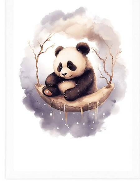 Plakát zasněná panda