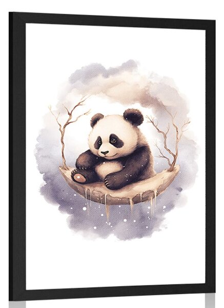 Plakát zasněná panda