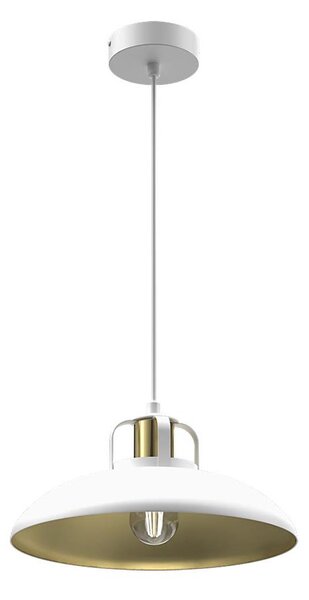 Lustr na lanku FELIX 1xE27/60W/230V bílá
