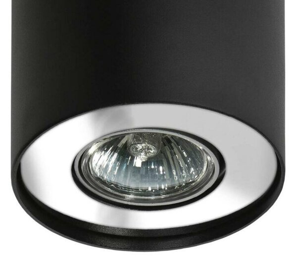 Azzardo NEOS stropní bodové svítidlo 1x GU10 50W bez zdroje IP20, černá/chrom