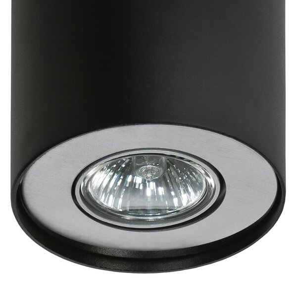 Azzardo NEOS stropní bodové svítidlo 1x GU10 50W bez zdroje IP20, černá/hliník