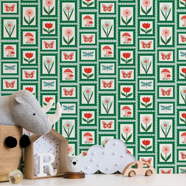 Tapety Květiny, houby a motýli v rámech, Tapety květiny, a01175 : uwalls.cz