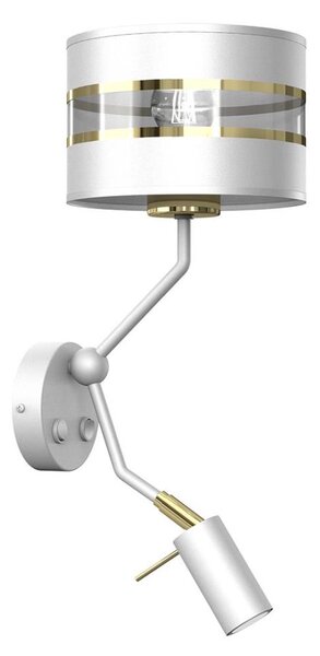 Nástěnná lampička ULTIMO 1xE27/40W/230V + 1xGU10/MR11/7W bílá