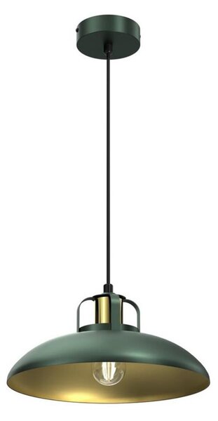 Lustr na lanku FELIX 1xE27/60W/230V zelená