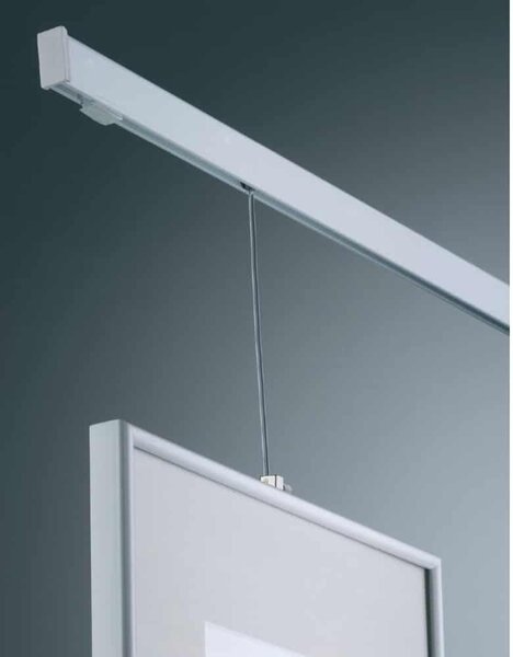 URBÁNEK Obrazová kolejnice AL250 BM1 - 10 cm, Bílá