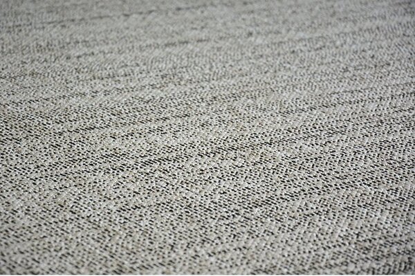 Balta Kusový koberec Sisal FLOORLUX 20389 stříbrný / černý Rozměr: 140x200 cm