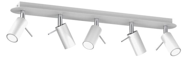 Bodové svítidlo PRESTON 5xGU10/MR11/40W/230V bílá/chrom