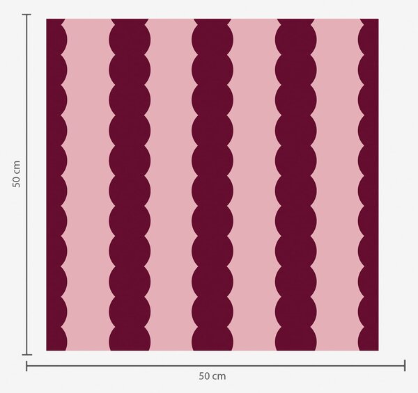 Tapety Vlnitý vzor v barvě burgundské červené ve stylu minimalismu, Tapety geometrie, Tapety pruhy, a01182v5 : uwalls.cz