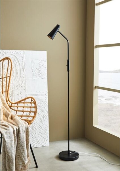 Markslöjd 108206 - Stojací lampa CREST 1xGU10/7W/230V černá