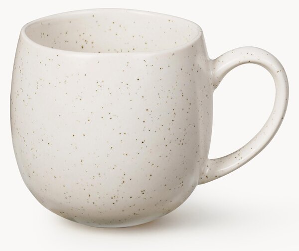 Ručně vyrobené XL šálky na čaj Nordic Vanilla, 2 ks