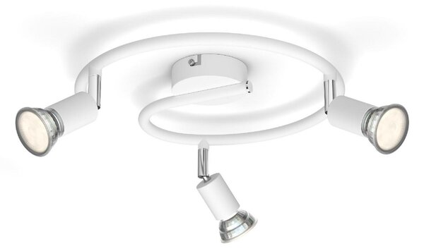 Philips Limbali bodové svítidlo 3x GU10 50W bez zdroje IP20, bílé