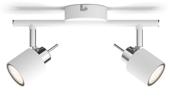 Philips Meranti bodové svítidlo 2x GU10 35W bez zdroje IP20, bílé