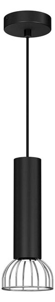 Lustr na lanku DANTE 1xGU10/25W/230V černá/lesklý chrom