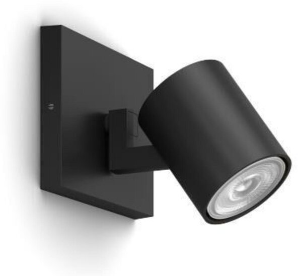 Philips Runner bodové svítidlo 1x GU10 20W bez zdroje IP20, černé