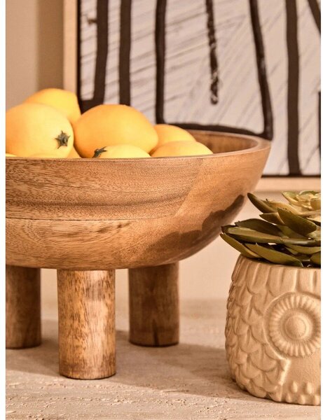 Dřevěná mísa v přírodní barvě ø 27 cm Kara – Premier Housewares