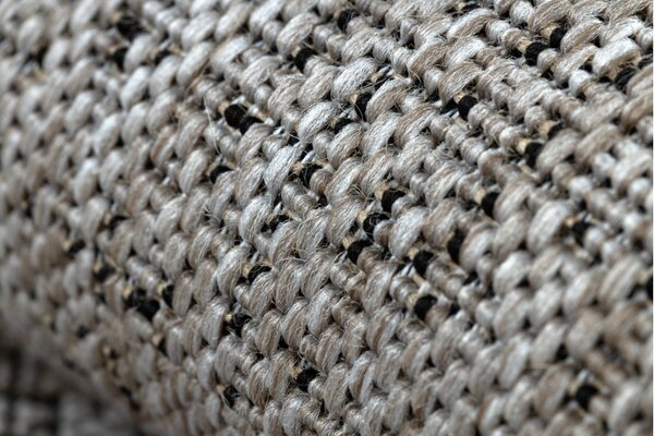 Balta Kusový koberec SISAL FLOORLUX 20401 stříbrný / černý Rozměr: 120x170 cm